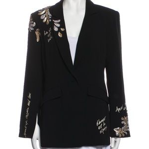 Cinq A Sept Embellished Blazer Size 12